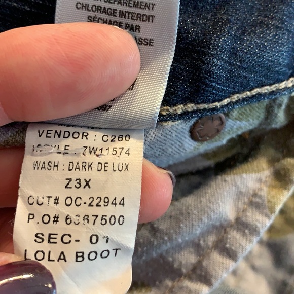 Rare Vintage Lucky Brand Lola Boot cutoffs - Picture 7 of 14